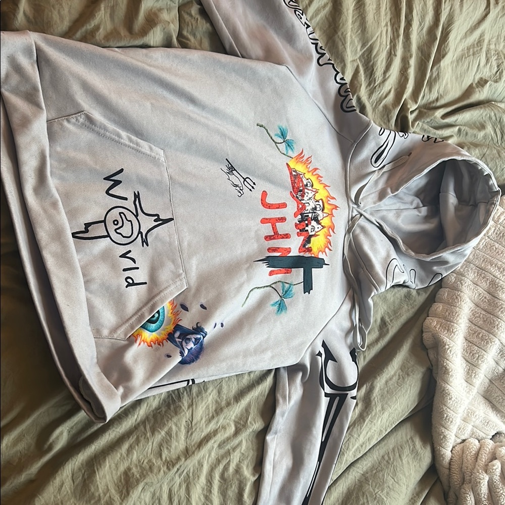 Graphic Hoodie with Colorful Design